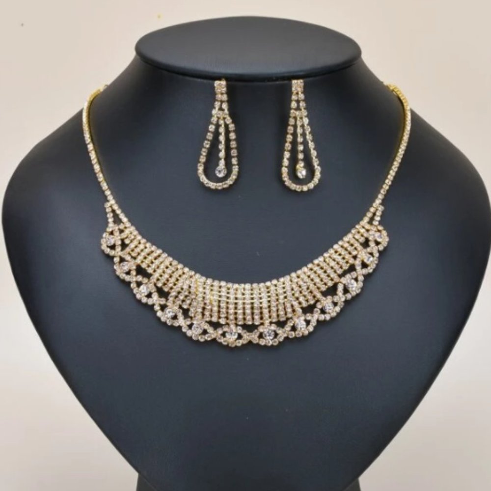 Best Gift Rhinestone Jewelry Set